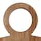 Hello Honey® 15.75" Natural Oval Handled Acacia Wood Cheese & Cutting Board